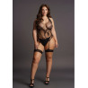 Le Désir Body Porte-Jarretelles CROTCHLESS Noir